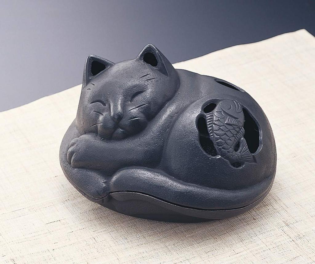 Iwachu Mosquito Cat черный размер тела 18 x 16 x 12 18310 Nanbu Ironware (см) (ЧАС)