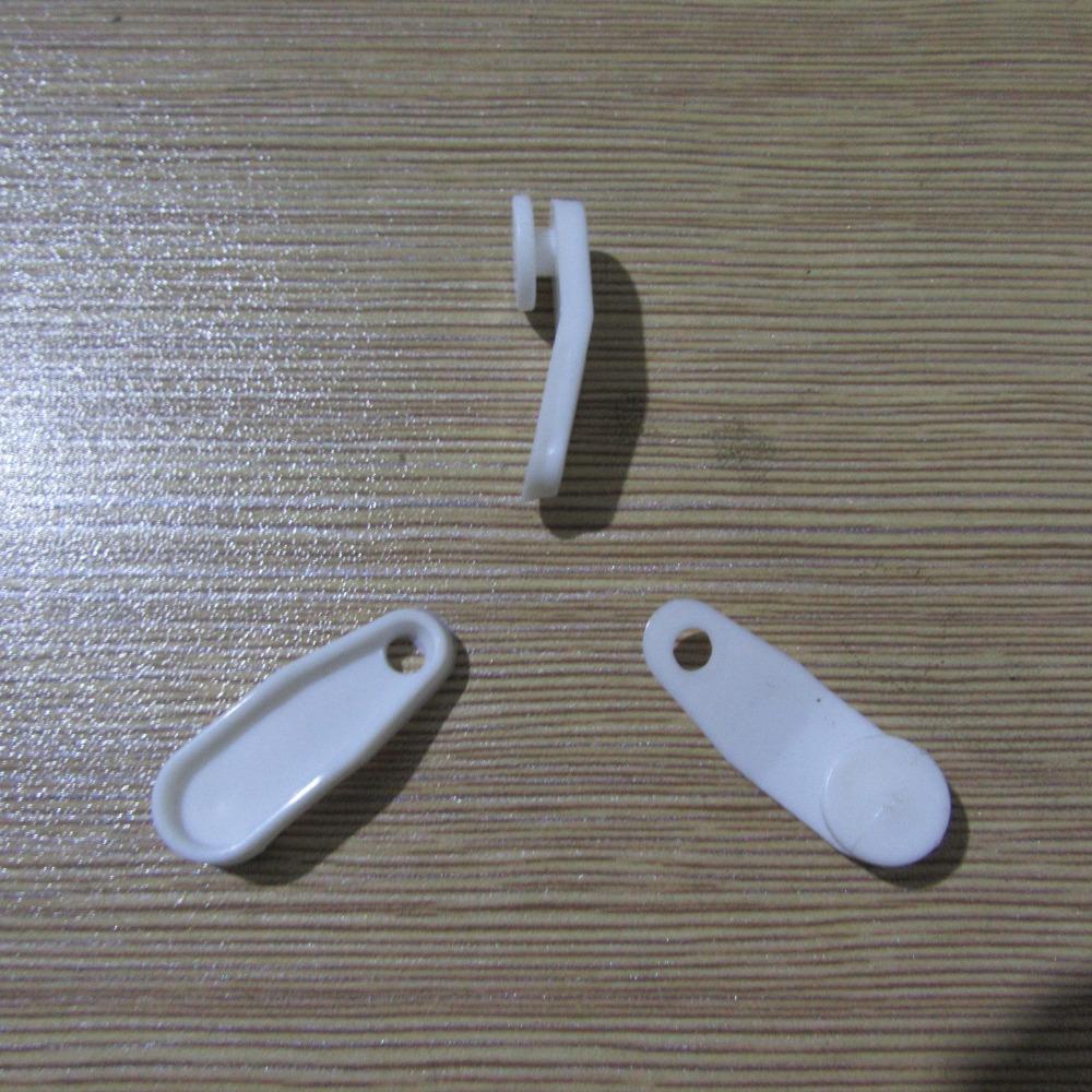 50 Pcs Durable Curtain Track Clips White Drapery Hooks Easy To Use Curtain Track Hooks  Shower