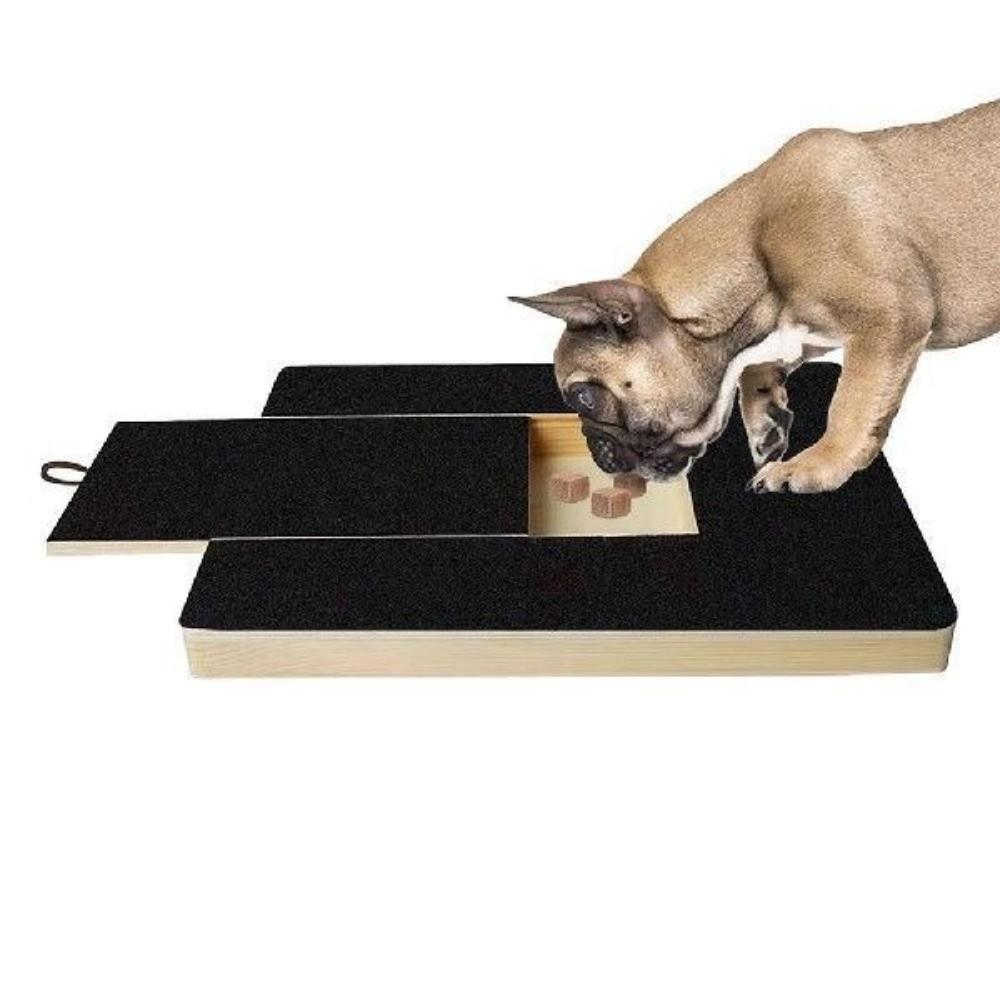 Wooden Dog Scratching Board Pull-Out Dog Scratch Pad Play Grab Board Pet Scratching Board  Paw Care
