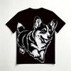 Men's Crew Neck 3D Print T-Shirt, Cute Corgi Dog Graphic Casual Short Sleeve Tee
