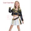 Girls K-pop Rumi Zoey Cosplay Huntrix Costume 3D Print Demon Hunters Rumi Mira Stage Costumes Kids Halloween Party Clolthes