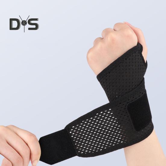 1 шт. спортивный бандаж на запястье, регулируемый дышащий ремень для поддержки запястья, мужской и женский фитнес-бандаж, облегчение боли при артрите, тендините, компрессионный рукав