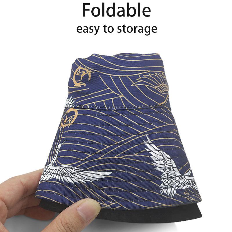 Big Head Man Large Size Bucket Hats 60-63cm Plus Size Summer Fisherman Cap Cotton Panama UPF50+ Sun Protection Double Sides Wear