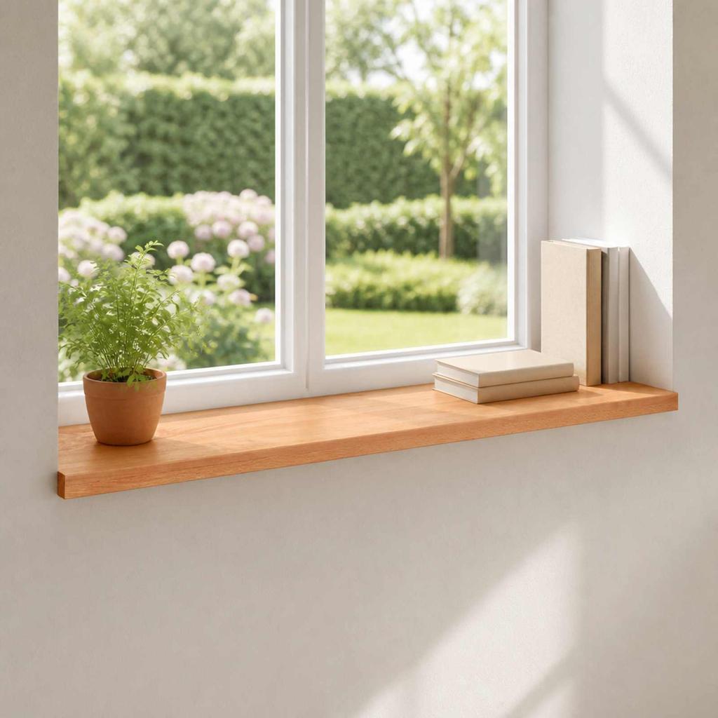 Window Sills 2 pcs Painted 160 x 25 x 2 cm Solid Wood Beech
