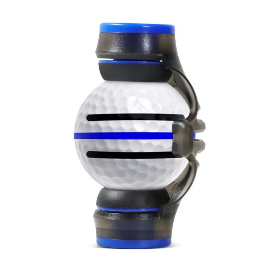 Маркер для разметки линий в гольфе с синим/красным выдвижным ящиком, 360-градусный разметочный зажим, профессиональный набор из трех частей для рисования линий, маркер для разметки линий для паттинга в гольфе