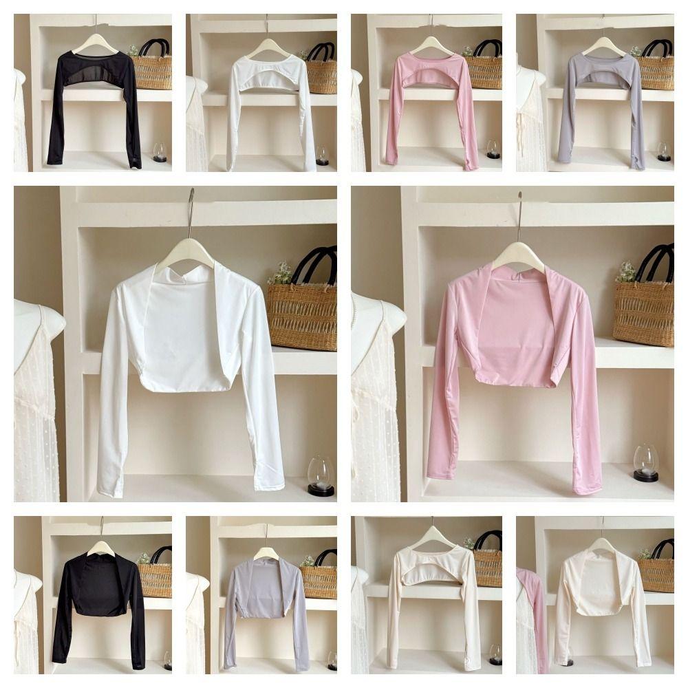 Анти-УФ Длинные рукава Ice Silk Быстросохнущая цельная футболка Солнцезащитный экран Нарукавники Солнцезащитные Лето