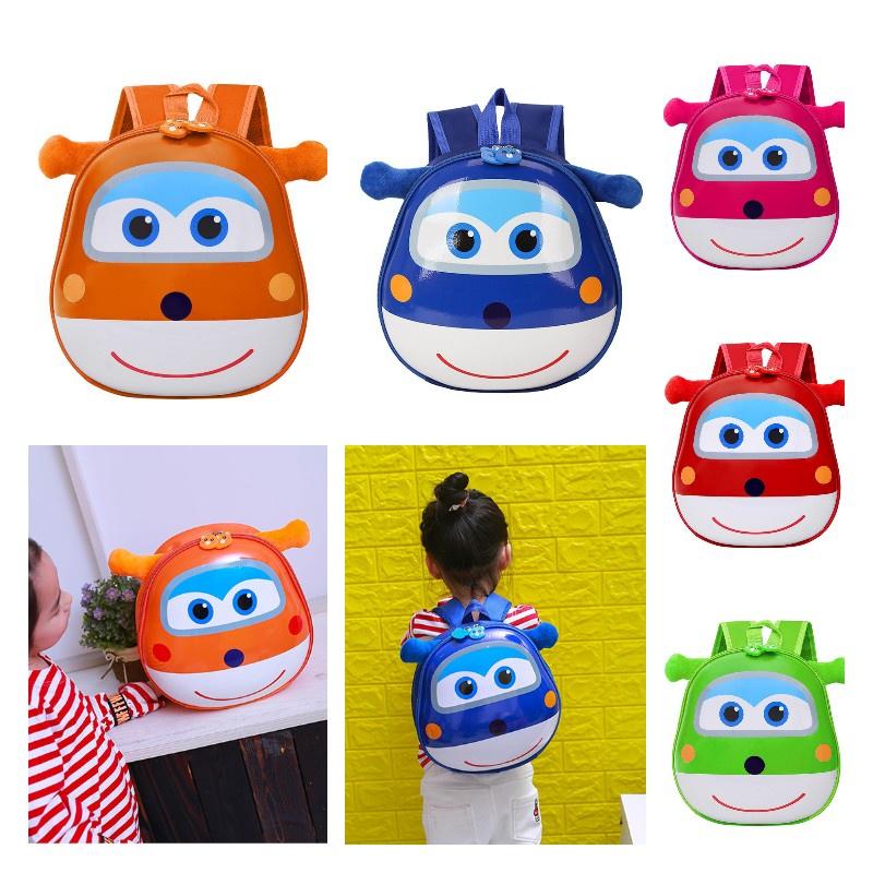 Cute Cartoon Animal Children's Backpack For Boys And Girls With Pvc Material And Reduced Load Functionality