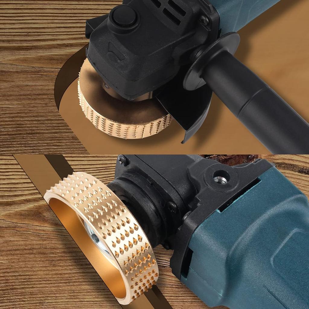 Набор дисков для резьбы по дереву из 5 шт.. Угловая шлифовальная машина