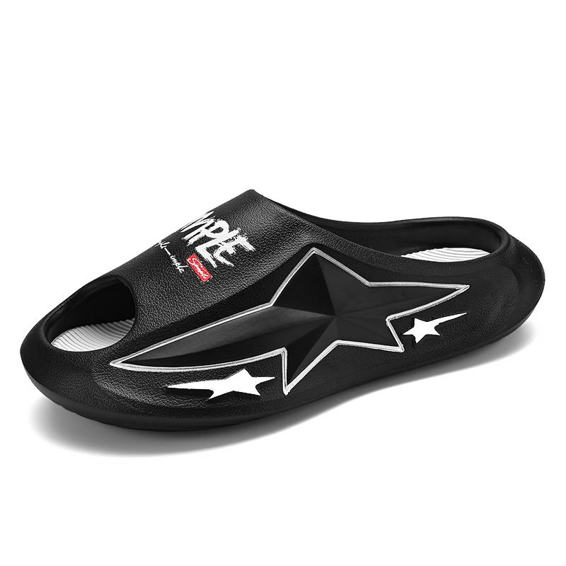 Модные новые распродажи удобные мужские тапочки Eva сандалии с толстой подошвой для мужчин летние пляжные индивидуальные новые стильные нескользящие мужские туфли