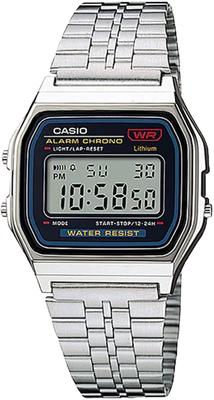 СТАНДАРТНЫЕ Дешевые часы Casio, Мужские/Женские Унисекс Цифровые Серебристые A159W-N1 [Параллельный импорт]