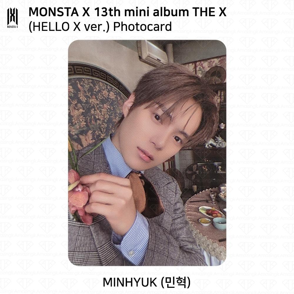 Monsta X 13-й мини-альбом THE X версия фотобука Hello X версия Официальная фотокарточка