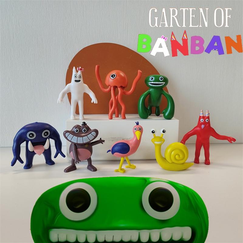 Rainbow Monster Banban Pvc Figurines Garden Themed Cartoon Collectibles