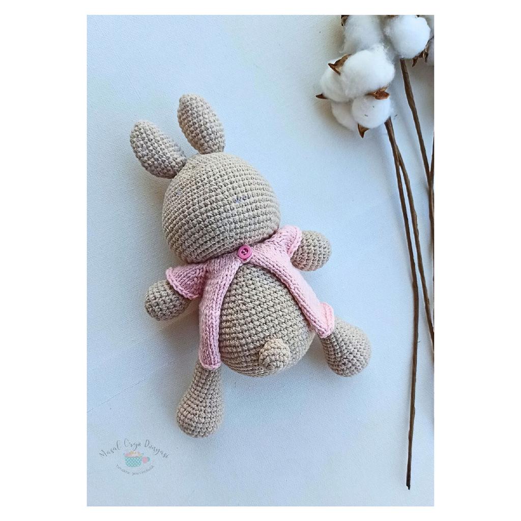 Bunny Rabbit - Wonderful Animals Antibacterial Amigurumi Toy (23 Cm)