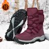 Fashion Winter Women Ankle Boots Keep Warm Women's Snow Boots Outdoor Slip On Platform Women's Hiking  Thickened Plush Women