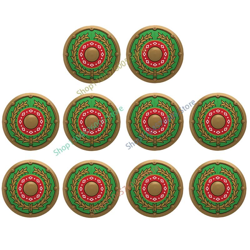 Средневековый Рим Щит Военные Строительные Блоки Фигурка Римского Солдата Воина Рыцаря Лучник Фартук Плащ Аксессуары Кирпичная Игрушка Подарок