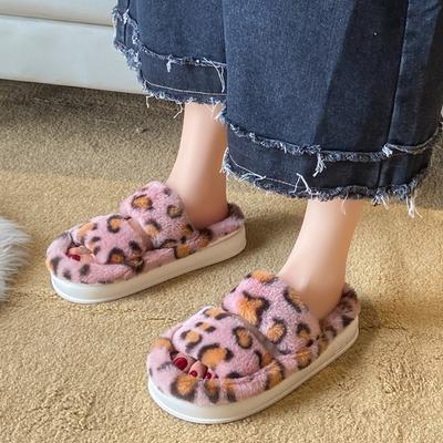 Новые зимние женские тапочки на платформе, хлопковая теплая повседневная обувь, сандалии, шлепанцы с открытым носком, женские шлепанцы