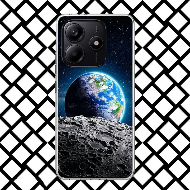 Чехол для телефона "Звезды Земли Космос" для Xiaomi Redmi Note 15 14 14S 13 12 12S 11 Pro Plus 11E 11T 11S 10S 5G Мягкий чехол Fundas Redmi No