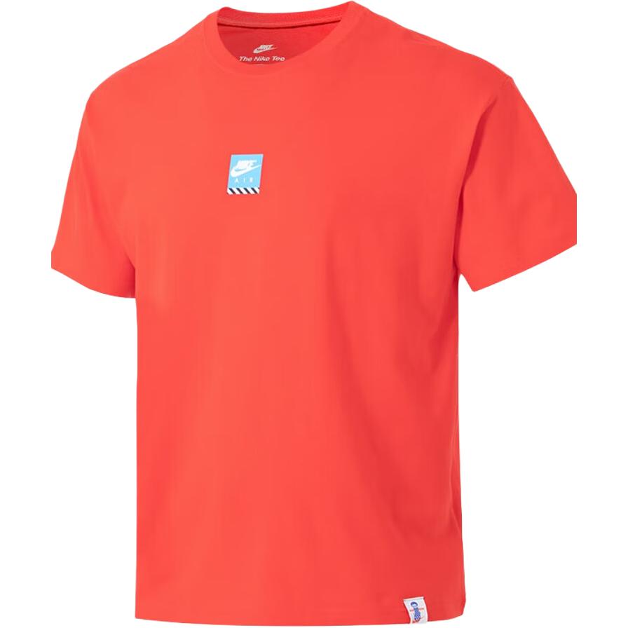 Nike SS25 Breathable Loose Fit Crew Neck Short Sleeve T-Shirt Men Tops Red HJ0769-696