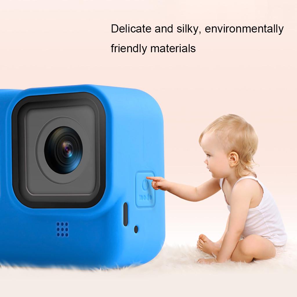 New Soft Silicone Protective Housing  Cover Case for Go-pro 8 Black Camera