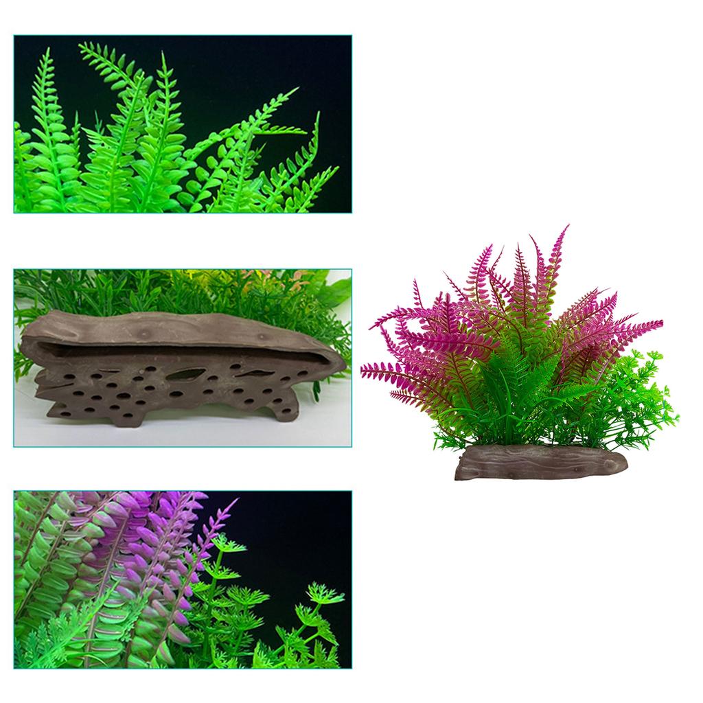 Aquarium Decoration Realistic Water Grass Simulation Water Plant for Various Fishtanks Landscapes Fish Shelter Hideouts
