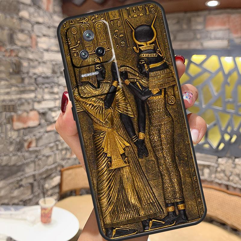 Egypt Pharaoh Mural Case For Xiaomi 14 Ultra 15 13 11T 12T 13T 14T Pro POCO X3 X5 X6 X7 Pro M6 F5 F6 Pro Cover