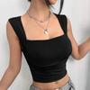 New Summer Casual Temperament Slim Fit Sexy Vest T-Shirt Sleeveless Suspender Versatile Top Strapless Women