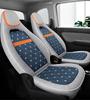 Cartoon Linen Seat Cover for Wuling Hongguang MiniEV Macaron – Full Wrap Interior Cushion