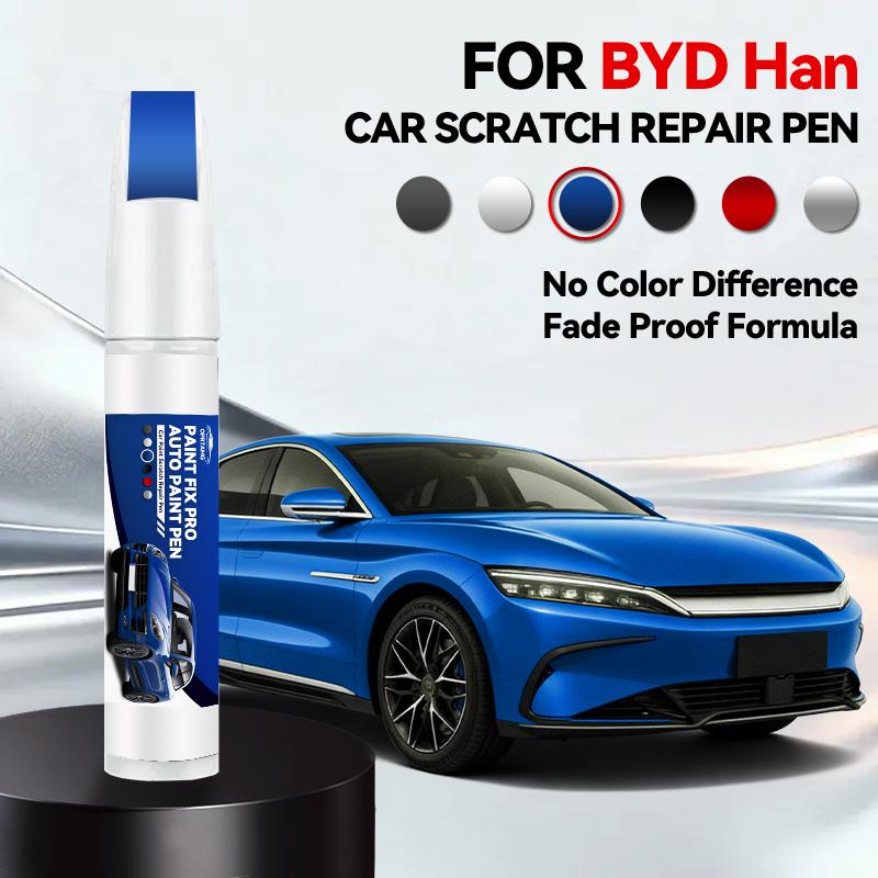 Для BYD Han Краска для подкраски царапин Кисточка для ремонта Автоаксессуары Сделай сам Черный Белый