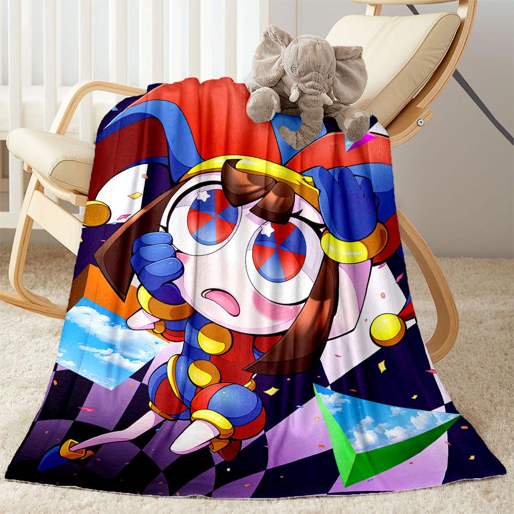 Digital Circus5 Blankets are suitable for living rooms,making them an ideal choice for outdoor travel and gifts.