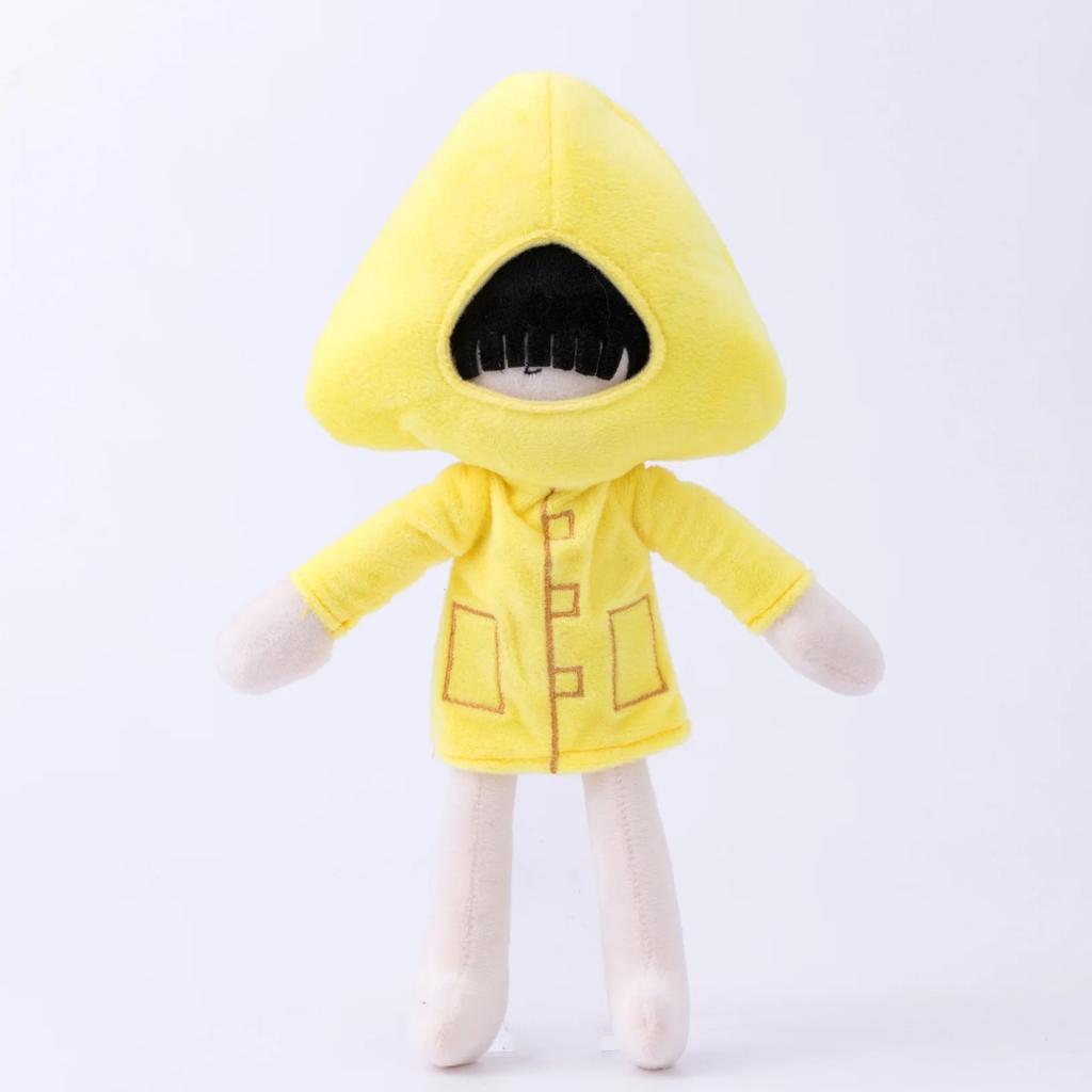 30 см Плюшевая игрушка Little Nightmares Горячая мультяшная фигурка Кукла Игровой персонаж Игрушки-подушки Для девочек Детей Коллекция фанатов Плюшевые игрушки