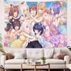 Кавайная ГОРЯЧАЯ Девушка Nekopara Гобелен Украшение Спальня Общежитие Фон Ткань Праздничный Дом Вечеринка Гостиная Клуб Гобелен