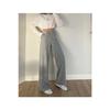 Woman Gray Palazzo Pants Myth010001