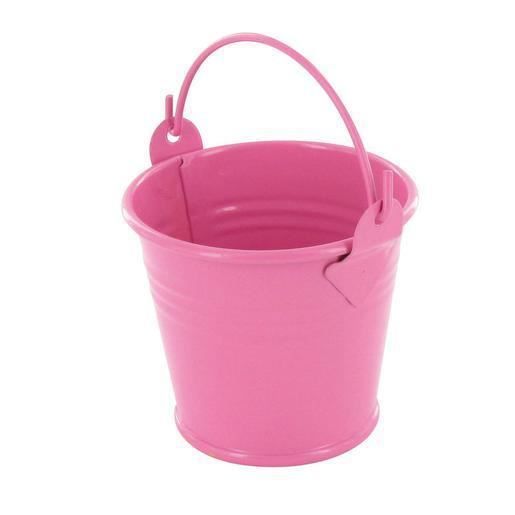 Ведро цинковое 6,2 x 4,5 x 5,5 см, фуксия