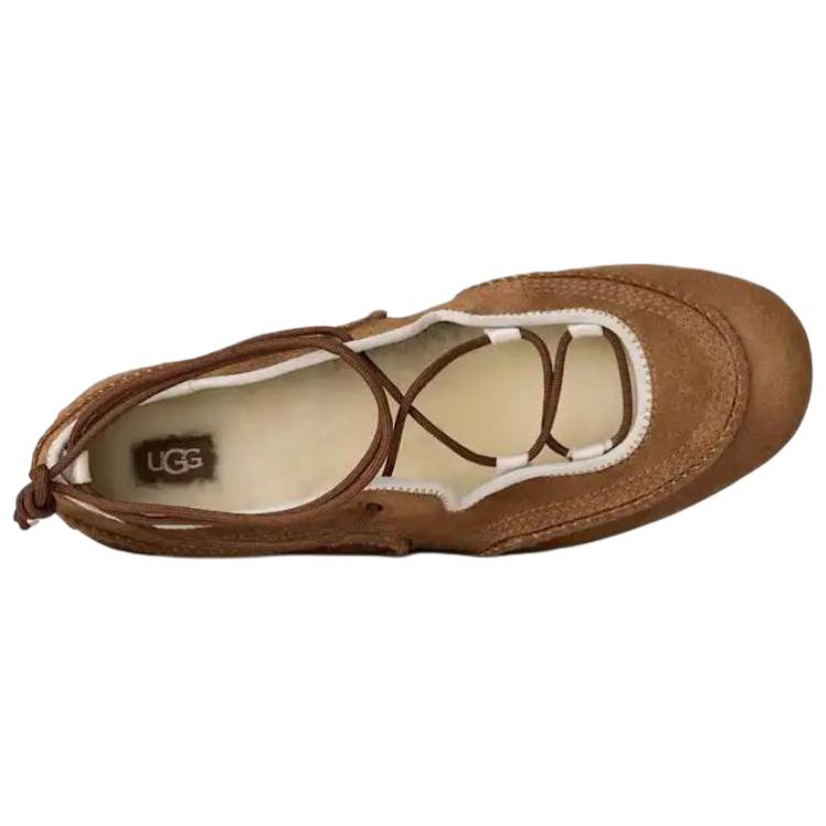 UGG Кроссовки Quill Ballet Каштановые Женские Кроссовки Коричневые 1184790-CHE