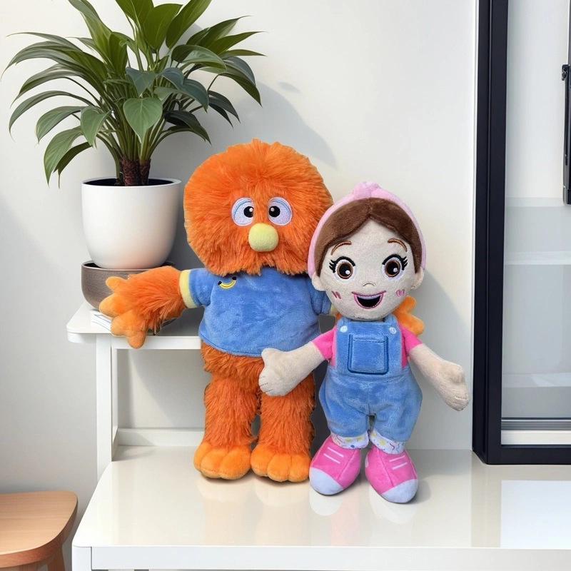 Плюшевая интерактивная развивающая кукла MS Rachel - Милая игрушка для девочки