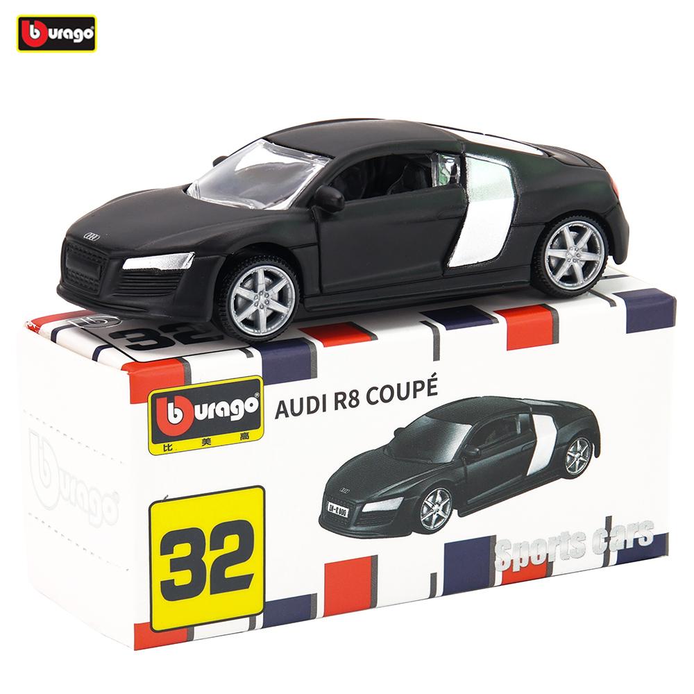 AABHT1 Bburago 1965 PONTIAC GTO Bugatti Lamborghini Cadillac Benz BMW Scale Car Model Replica Collection Kids Xmas Gift Toys for Boys