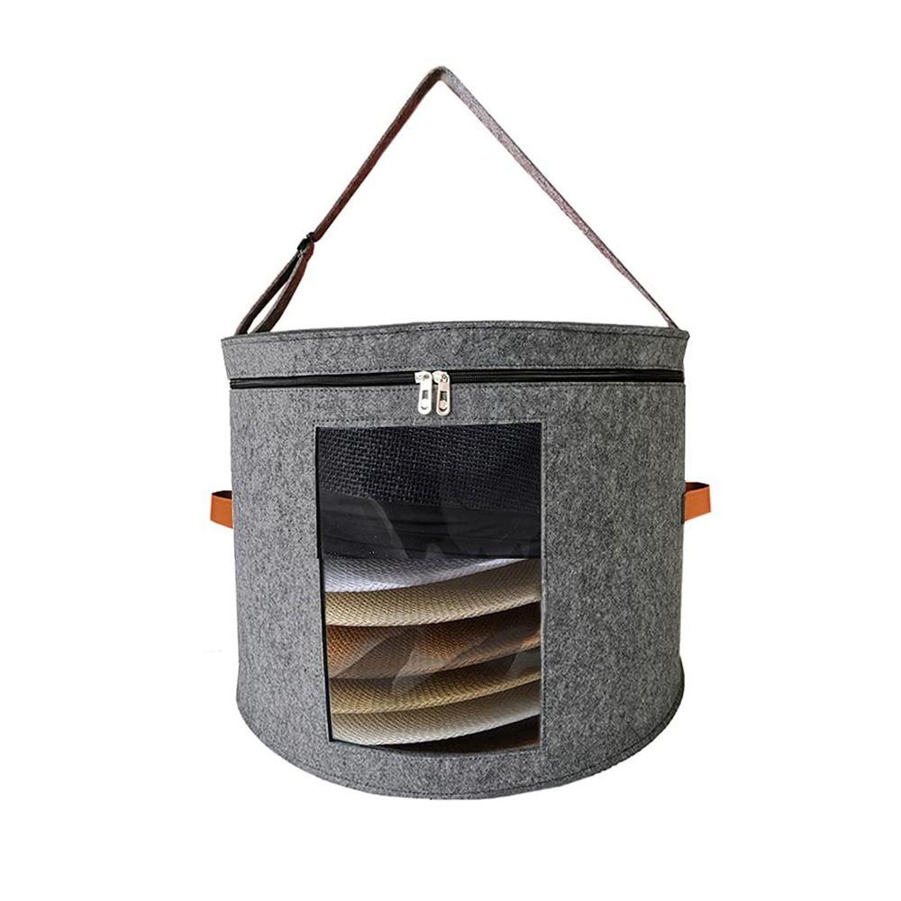 Пылезащитный ящик для хранения шляп-федор, контейнер для ковбойских шляп, круглая сумка-органайзер для кепок, для улицы