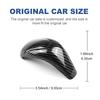 ABS Carbon Fiber Cover For Subaru Crosstrek 2025 Impreza 2025 Car Gear Shift Head Cover RHD LHD Interior Sticker Accessories