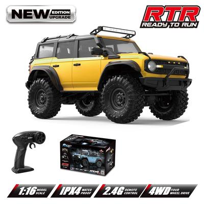 HB R1601 Радиоуправляемая машина 1:16 2.4G 4WD Внедорожные автомобили с дистанционным управлением со светодиодной подсветкой, грузовики-краулеры, модель транспортного средства для лазания, игрушки для детей и взрослых
