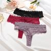 FINETOO Women Lace Thongs S-XL G-string Low Waist T-Back Panties Ladies Bikini Underwear Lingerie