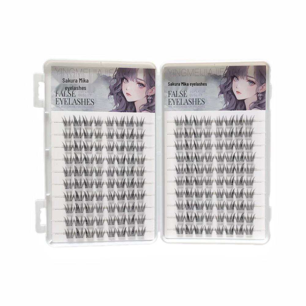 Yingmei Jia Jie Fairy Natural Cosplay lashes Hu Die Lan Ren Thick Wide Pure Rain
