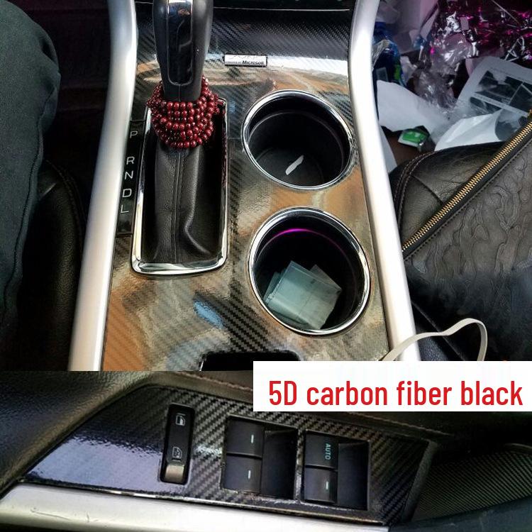 Carbon Fiber Console Gear Decor Stickers for Ages 11-13 Edge