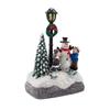 Christmas LED Lighted House Tabletop Centerpieces Village Scene Decoration Gift Resin House Small Ornaments Christmas Gifts