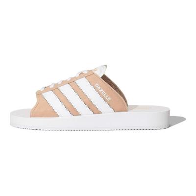 Gazelle Beach Slides Кроссовки унисекс Magic Beige Cream Footwear-White JQ7422
