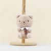 Tie Plush Bear Stuffed Animal With Soft Pp Cotton For Gift For Keychain Teens