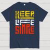 Keep Life Simple Cotton Summer Casual Cool Loose T-Shirt