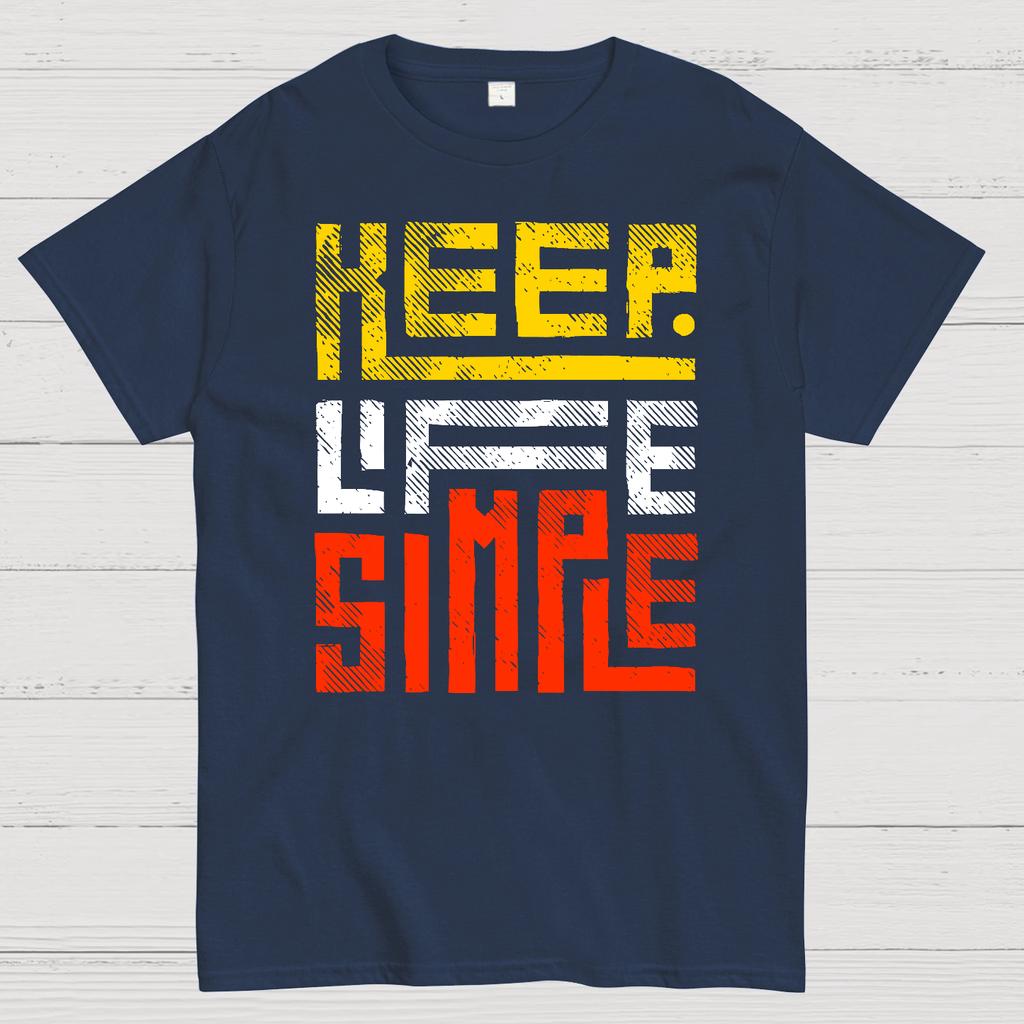 Keep Life Simple Cotton Summer Casual Cool Loose T-Shirt