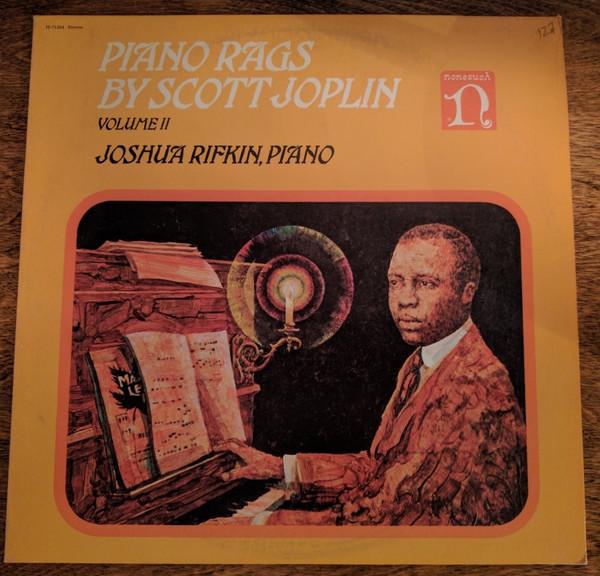 Виниловая пластинка SCOTT JOPLIN Piano Rags Volume II H71264 NONESUCH 1972 США Джаз Б/у