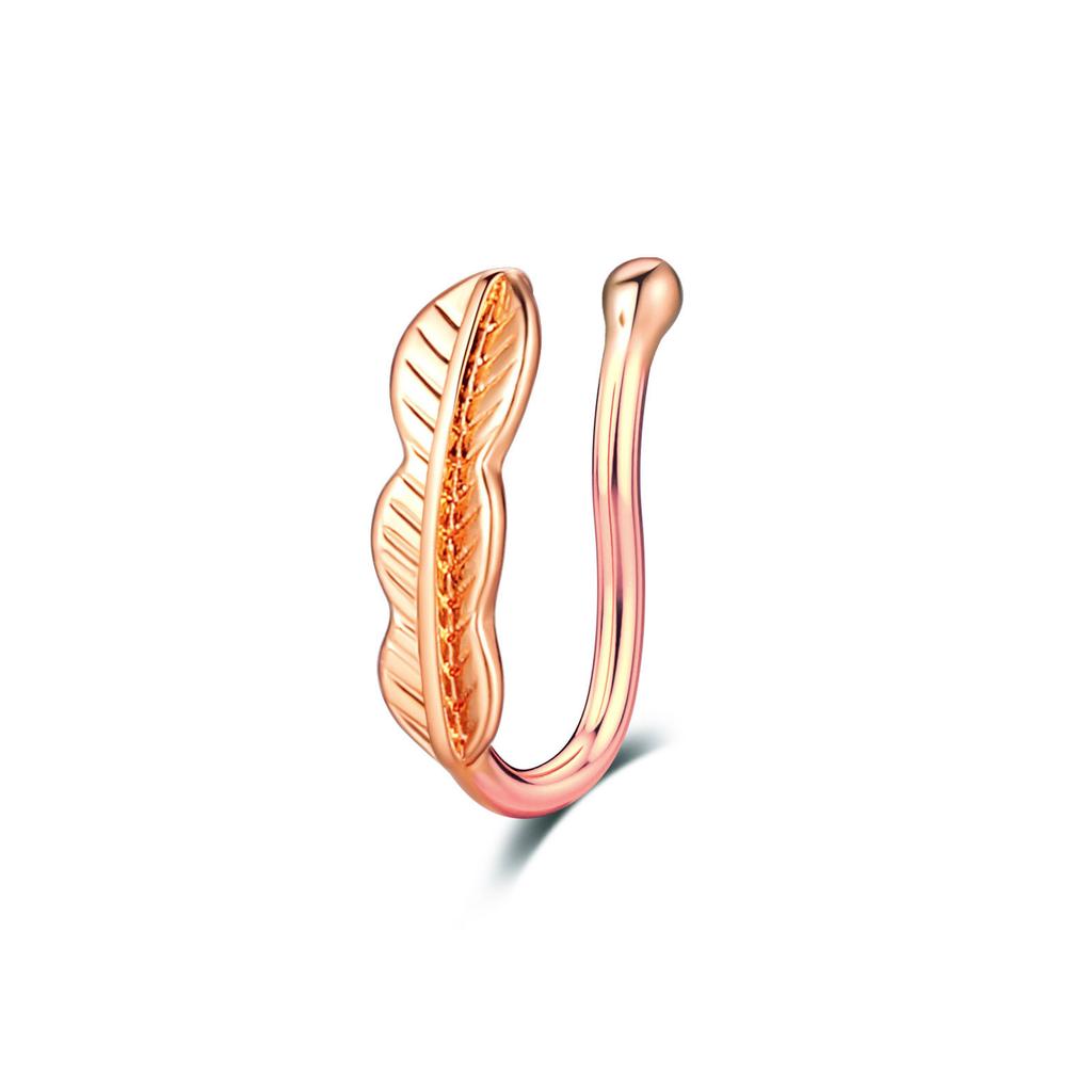 Зажим для носа из циркона из нержавеющей стали с аксессуаром для пирсинга носа