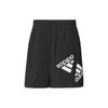 Logo Print Straight-Leg Sports Shorts Women Bottoms Black HE9952